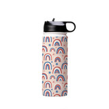 Usa Rainbows Pattern Water Bottle By Artists Collection