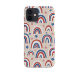 Usa Rainbows Pattern iPhone Snap Case By Artists Collection