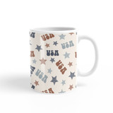 Usa Pattern Coffee Mug By Artists Collection