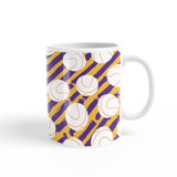 Vector Basketball Pattern Coffee Mug By Artists Collection