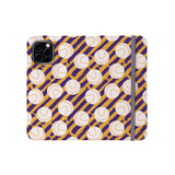 Vector Basketball Pattern iPhone Folio Case By Artists Collection