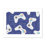Video Game Pattern Art Print By Artists Collection