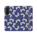 Video Game Pattern Samsung Folio Case By Artists Collection