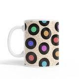 Vinyl Records Pattern Coffee Mug By Artists Collection