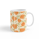 Winter Cherry Pattern Coffee Mug By Artists Collection