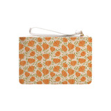 Winter Cherry Pattern Clutch Bag By Artists Collection