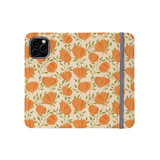 Winter Cherry Pattern iPhone Folio Case By Artists Collection