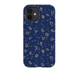 Zodiac Pattern iPhone Tough Case By Artists Collection