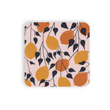 Abstract Lemon Pattern Coaster Set By Artists Collection