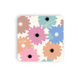 Abstract Wild Flower Pattern Coaster Set By Artists Collection