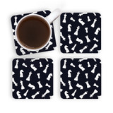 Chess Pattern Coaster Set By Artists Collection