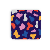 Colorful Cow Pattern Coaster Set By Artists Collection