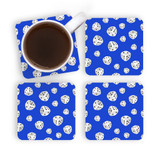 Dice Pattern Coaster Set By Artists Collection