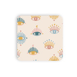 Mystical Eye Pattern Coaster Set By Artists Collection