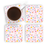 Party Pattern Coaster Set By Artists Collection