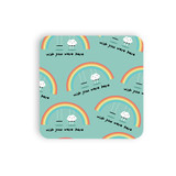 Rainbow Pattern Coaster Set By Artists Collection