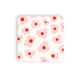 Summer Flowers Pattern Coaster Set By Artists Collection