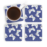 Video Game Pattern Coaster Set By Artists Collection