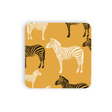 Zebra Pattern Coaster Set By Artists Collection