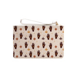 Yoga Pattern Clutch Bag By Artists Collection