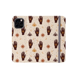 Yoga Pattern iPhone Folio Case By Artists Collection