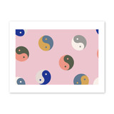 Yin And Yang Pattern Art Print By Artists Collection