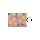 Yellow Pears Pattern Card Holder By Artists Collection