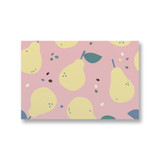 Yellow Pears Pattern Canvas Print By Artists Collection