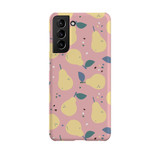 Yellow Pears Pattern Samsung Snap Case By Artists Collection