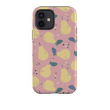 Yellow Pears Pattern iPhone Tough Case By Artists Collection