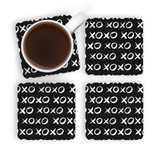 Xoxo Pattern Coaster Set By Artists Collection