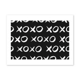 Xoxo Pattern Art Print By Artists Collection