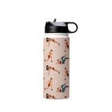 Workout Pattern Water Bottle By Artists Collection