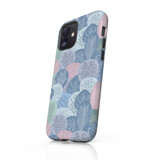 Winter Leaves Pattern iPhone Tough Case By Artists Collection