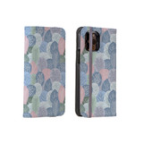 Winter Leaves Pattern iPhone Folio Case By Artists Collection