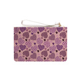 Wild Hearts Pattern Clutch Bag By Artists Collection