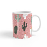 Wild Cacti Pattern Coffee Mug By Artists Collection