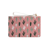 Wild Cacti Pattern Clutch Bag By Artists Collection