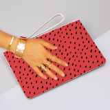 Watermelon Seeds Pattern Clutch Bag By Artists Collection