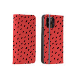 Watermelon Seeds Pattern iPhone Folio Case By Artists Collection