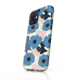 Vintage Abstract Flowers Pattern iPhone Tough Case By Artists Collection