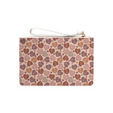 Valentines Hearts Pattern Clutch Bag By Artists Collection