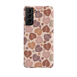 Valentines Hearts Pattern Samsung Snap Case By Artists Collection