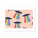 Ufo Pattern Art Print By Artists Collection