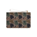 Tropical Camo Pattern Clutch Bag By Artists Collection