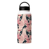 Trendy Toucan Pattern Water Bottle By Artists Collection