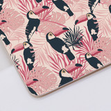 Trendy Toucan Pattern Clutch Bag By Artists Collection