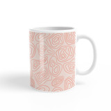 Topographic Map Pattern Coffee Mug By Artists Collection