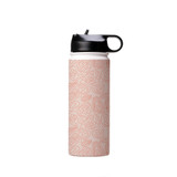Topographic Map Pattern Water Bottle By Artists Collection