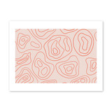 Topographic Map Pattern Art Print By Artists Collection